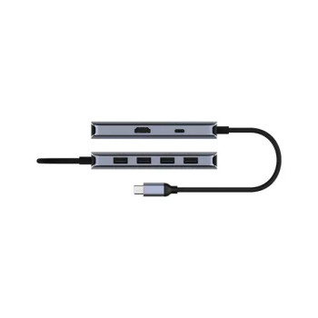 CUDY UH500 6-In-1 HDMI 4K USB-C Hub