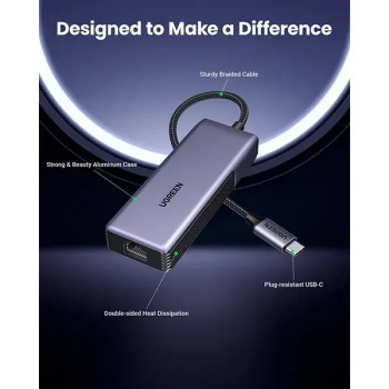 UGREEN CM848 USB-C to RJ45 5GbE Adapter