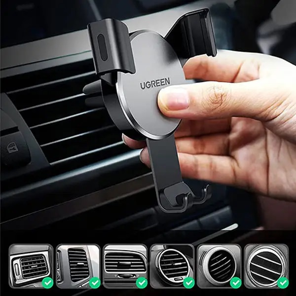 UGREEN LP130 Gravity Drive Air Vent Car Mount Phone Holder