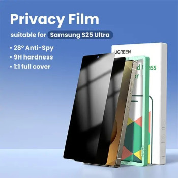 UGREEN SP882 Privacy Screen Protector with Installation Frame for Samsung Galaxy S25 Ultra - 2 Pack