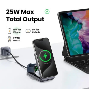 UGREEN W707 3-in-1 25W Magnetic Wireless Charger
