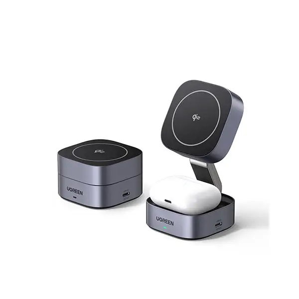 Ugreen W702 15W 2-in-1 Magnetic Wireless Charger