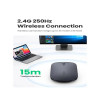 UGREEN MU001 Portable Wireless Mouse - Gray