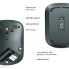 UGREEN MU001 Portable Wireless Mouse - Green