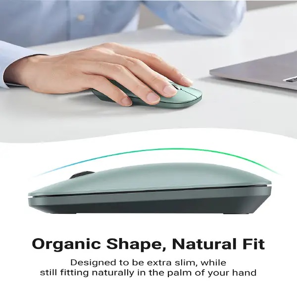 UGREEN MU001 Portable Wireless Mouse - Green