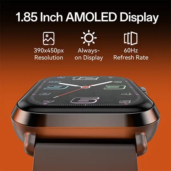Weofly Power 2 AMOLED Display Bluetooth Calling Smartwatch